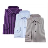  Men's Formal Striped Shirts (pack Of 3)